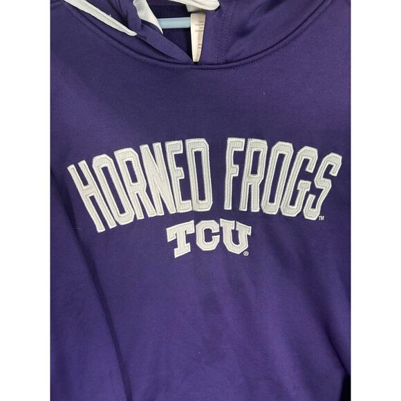 TCU embroidered college hoodie. X-Large. College sports. Knights Apparel - Picture 8 of 8